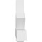 Ekena Millwork Kennewick Architectural Grade PVC Gable Bracket, 108"W x 27"H x 6"D x 6"F, 6/12 Pitch GBP108X27X0606KEN00 - alternate 5
